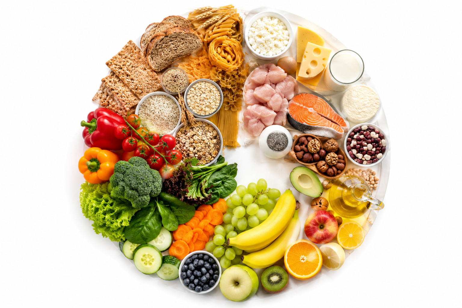 Food Group Guide for Healthy Eating