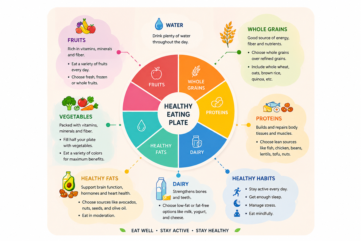 Nutrition Infographics and Food Education